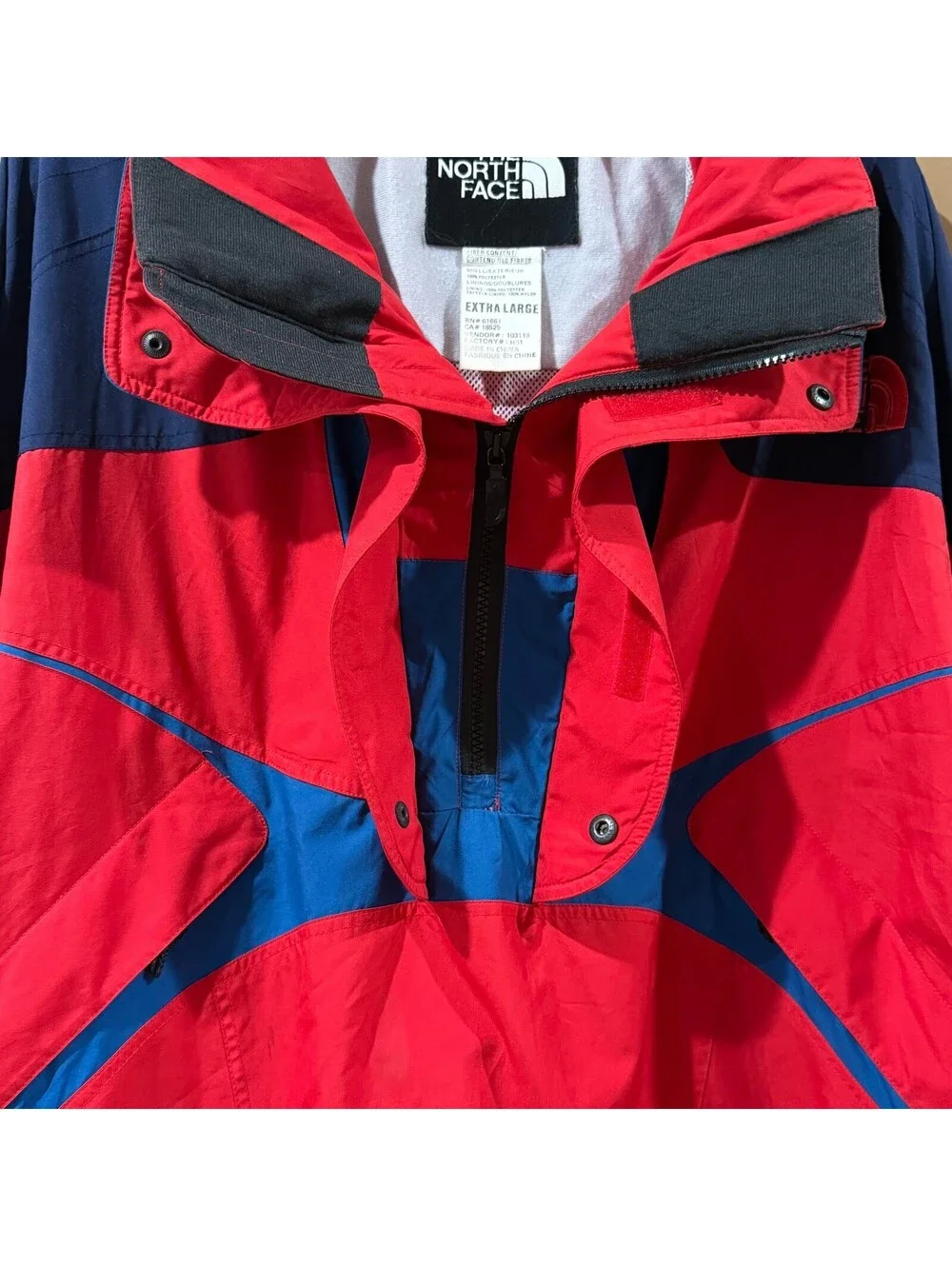 Vintage The North Face Extreme Mens Anorak Pullover 90s Half Zip XL $379